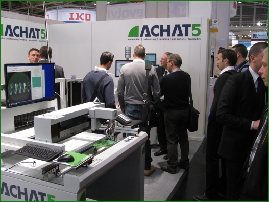 Achat5 Boardhandling VinCam inspection of AOI results